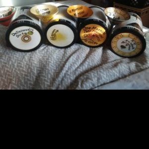 Hand Painted Large Martini Glasses